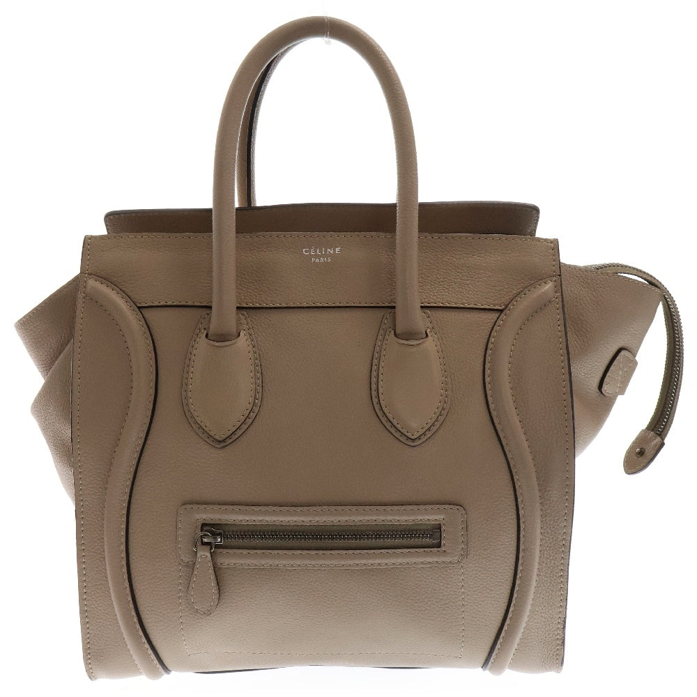 CELINE(セリーヌ) ラゲージ ミニショッパーハンドバッグ ベージュ