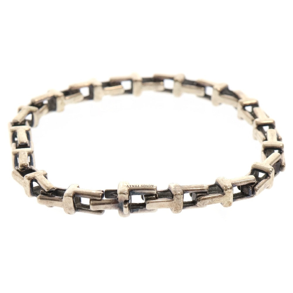 TIFFANY&Co(ティファニー) Tナロー チェーンブレスレット SV925 シルバー アクセサリー