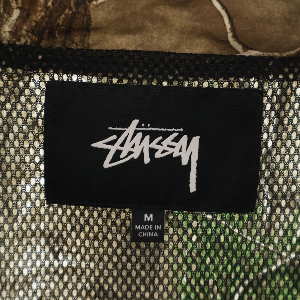 STUSSY(ステューシー) Realtree Micro Rip リアルツリー マイクロリストップ カモフラ柄 ジップアップジャケット カーキ 115404C
