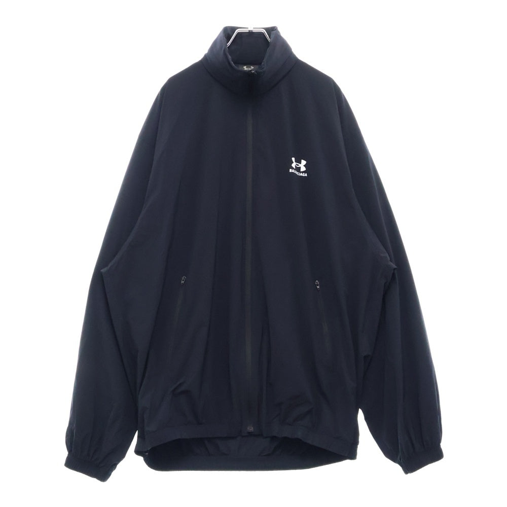 BALENCIAGA(バレンシアガ) 25SS ×UNDER ARMOUR Windbreaker アンダーアーマー バックロゴ ウィンドブレーカー トラックジャケット ブラック 814127