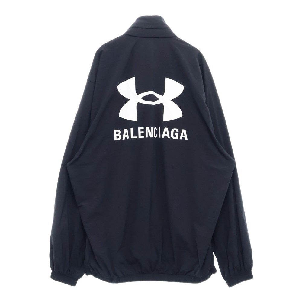 BALENCIAGA(バレンシアガ) 25SS ×UNDER ARMOUR Windbreaker アンダーアーマー バックロゴ ウィンドブレーカー トラックジャケット ブラック 814127