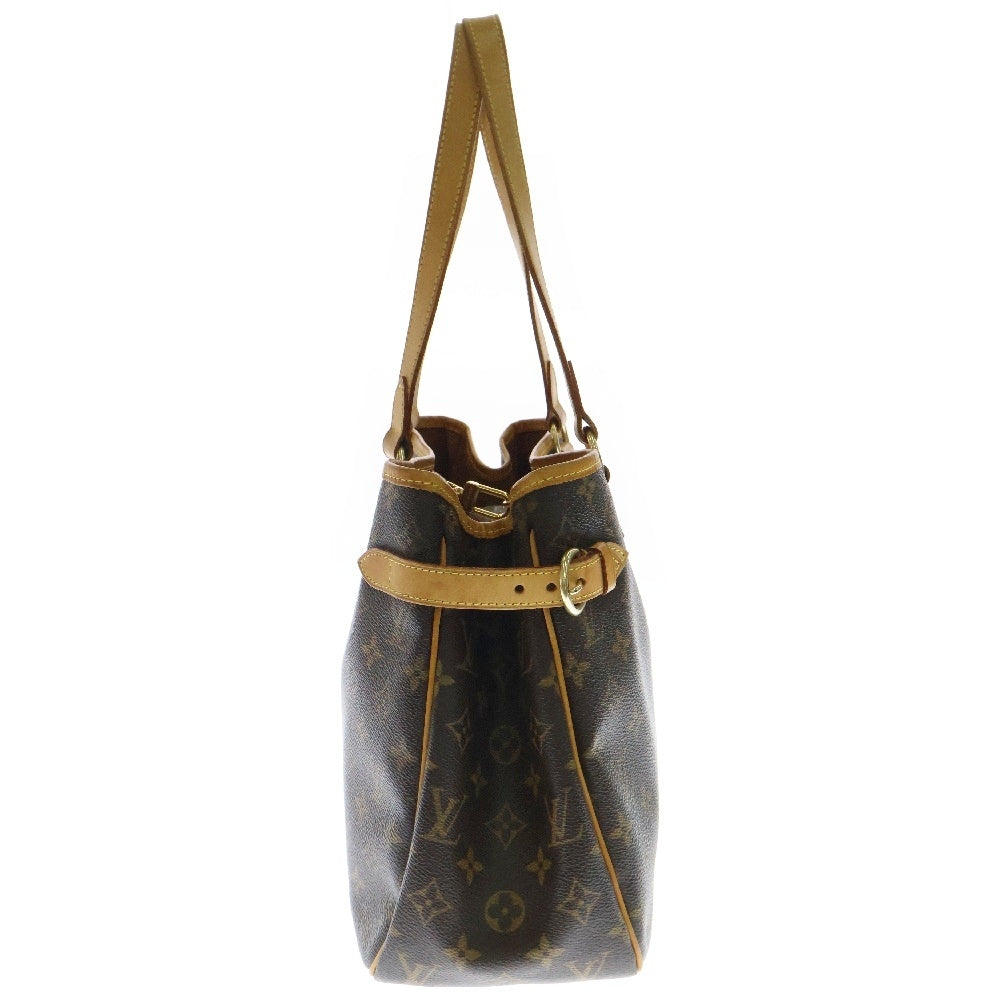 LOUIS VUITTON(ルイヴィトン) モノグラム バティニョール オリゾンタル トートバッグ ブラウン PVCレザー