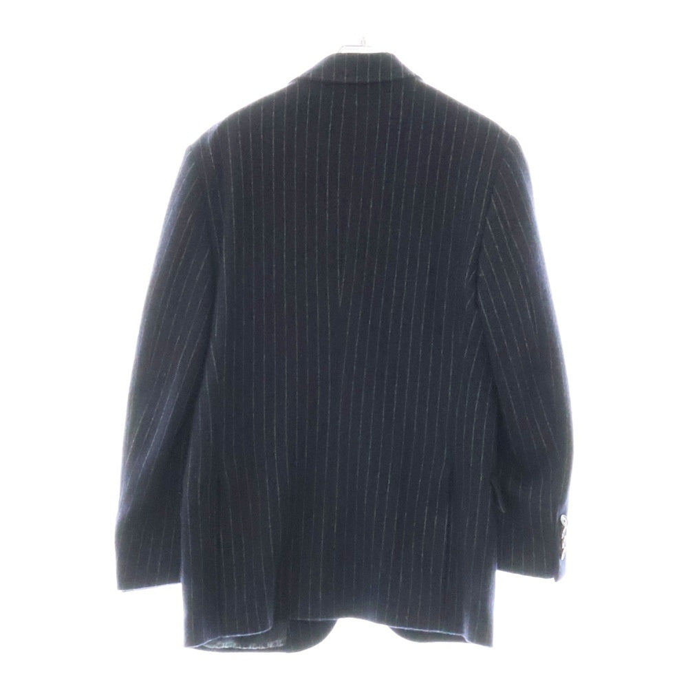 ETRO(エトロ) スーツ セットアップ チョークストライプ ネイビー ウール テーラードジャケット パンツ メンズ