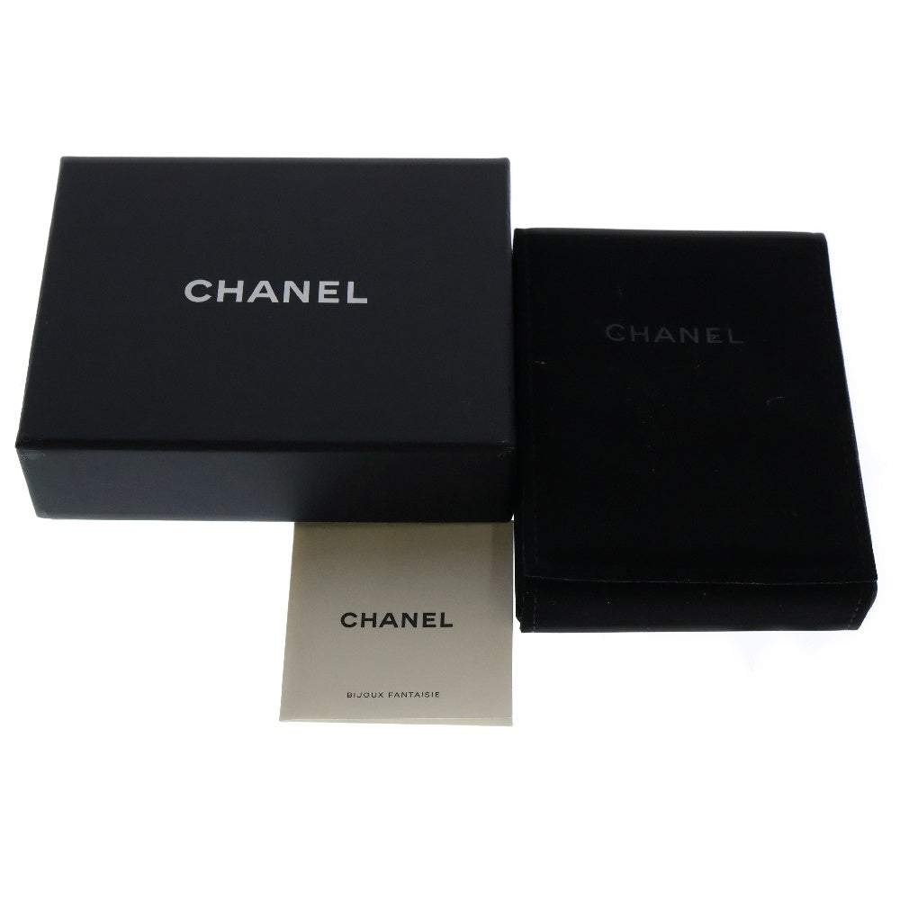 CHANEL(シャネル) ココマーク ラインストーンネックレス ゴールド×ブラック D22P GP