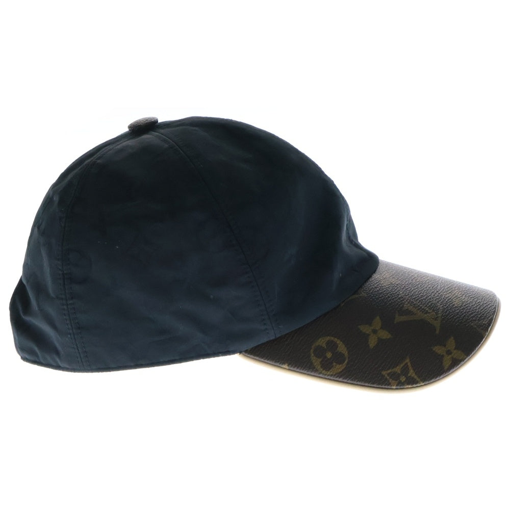 LOUIS VUITTON(ルイヴィトン) キャップ・LV ゲットレディー 帽子 ブラック×ブラウン キャンバス×レザー L M76529