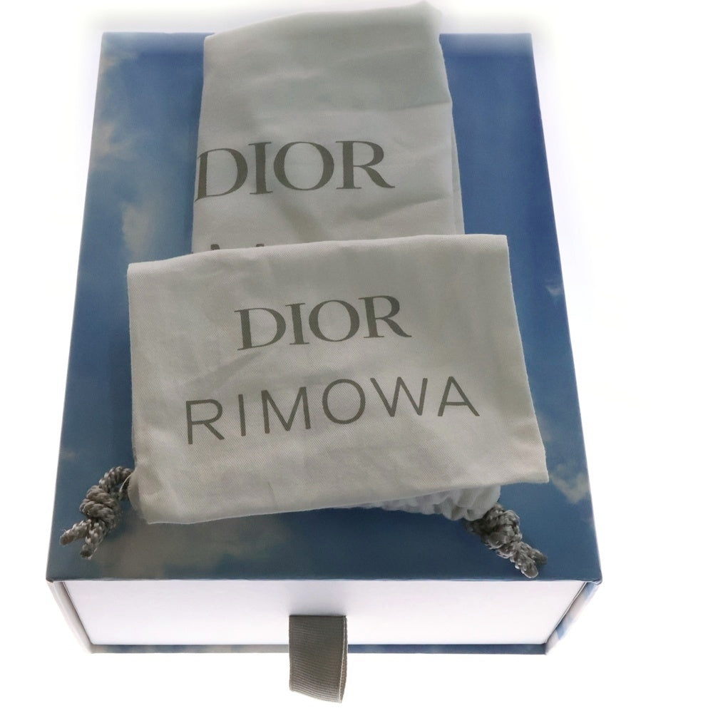 Christian Dior(クリスチャンディオール) × RIMOWA パーソナル クラッチバッグ ショルダーバッグ ミニトランク ピンク レザー アルミニウム