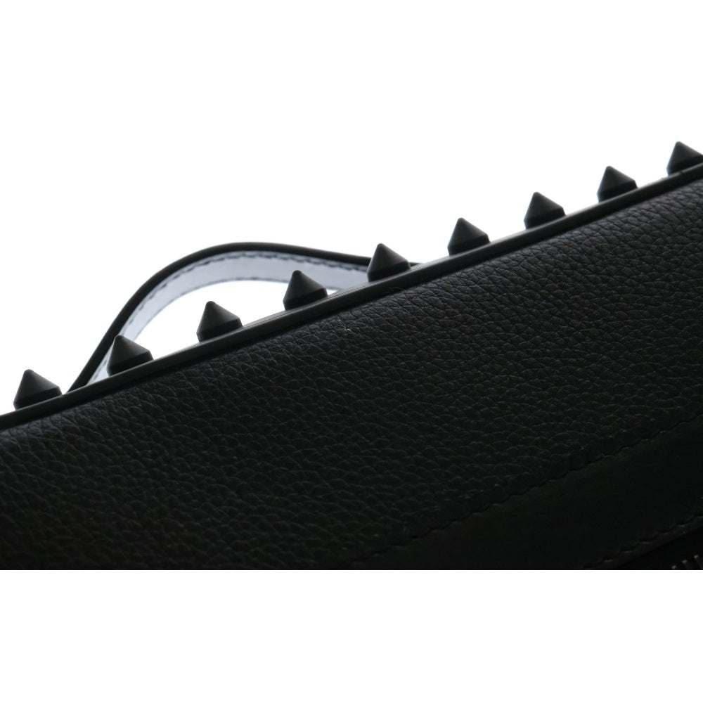 CHRISTIAN LOUBOUTIN(クリスチャンルブタン) 2way ショルダーバッグ ルビタウン スタッズ 黒 レザー ブリーフケース
