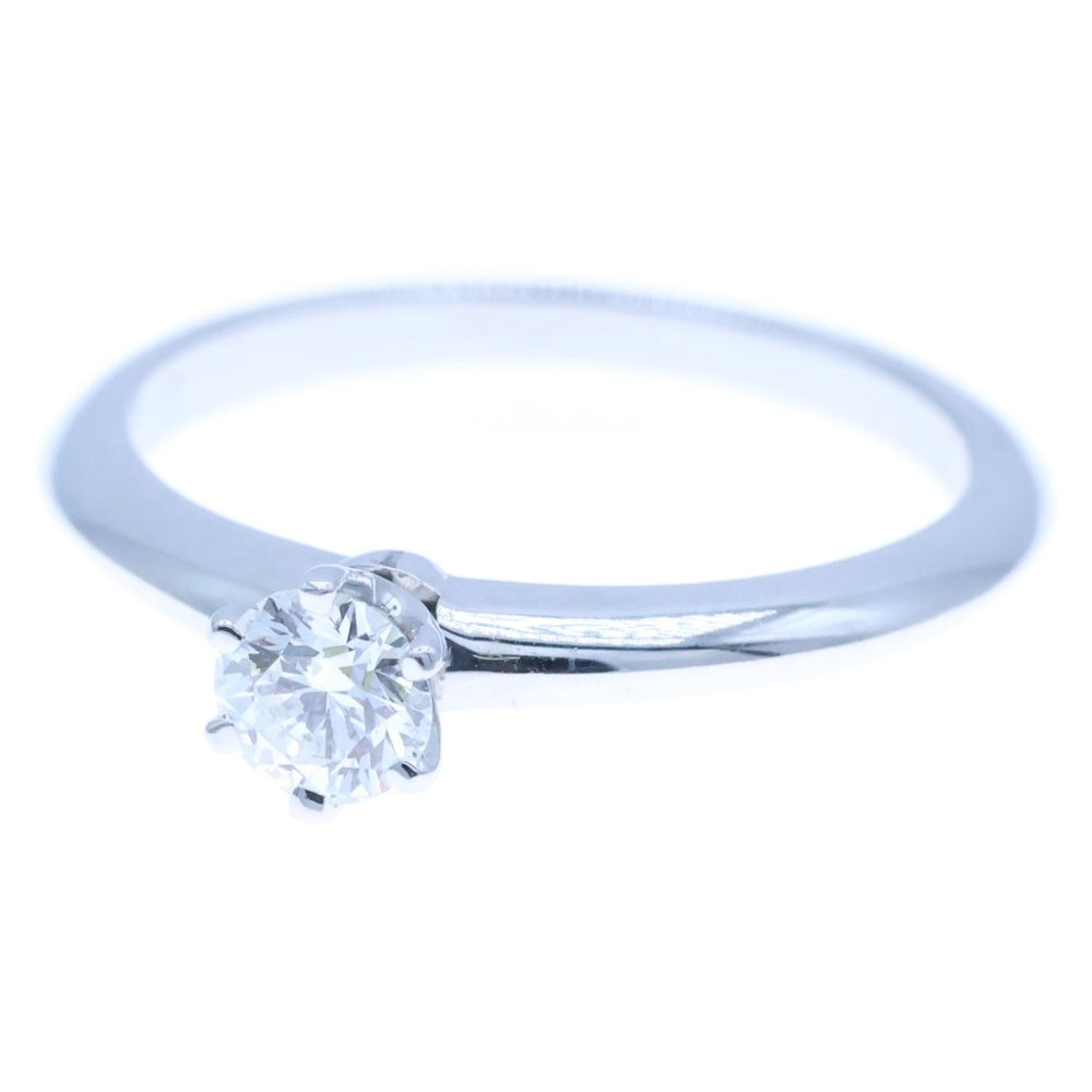 TIFFANY&Co(ティファニー) ソリティア ダイヤ リング 指輪 シルバー Pt950 0.30ct