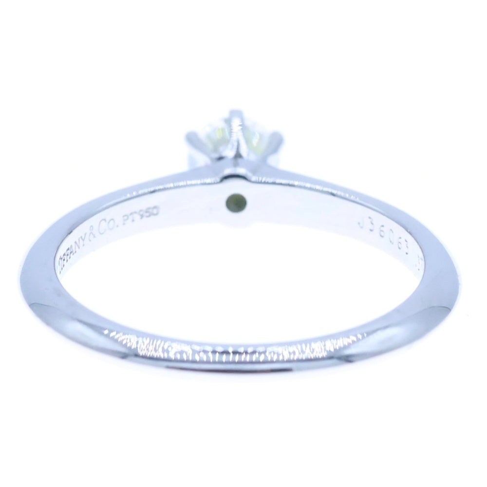 TIFFANY&Co(ティファニー) ソリティア ダイヤ リング 指輪 シルバー Pt950 0.30ct