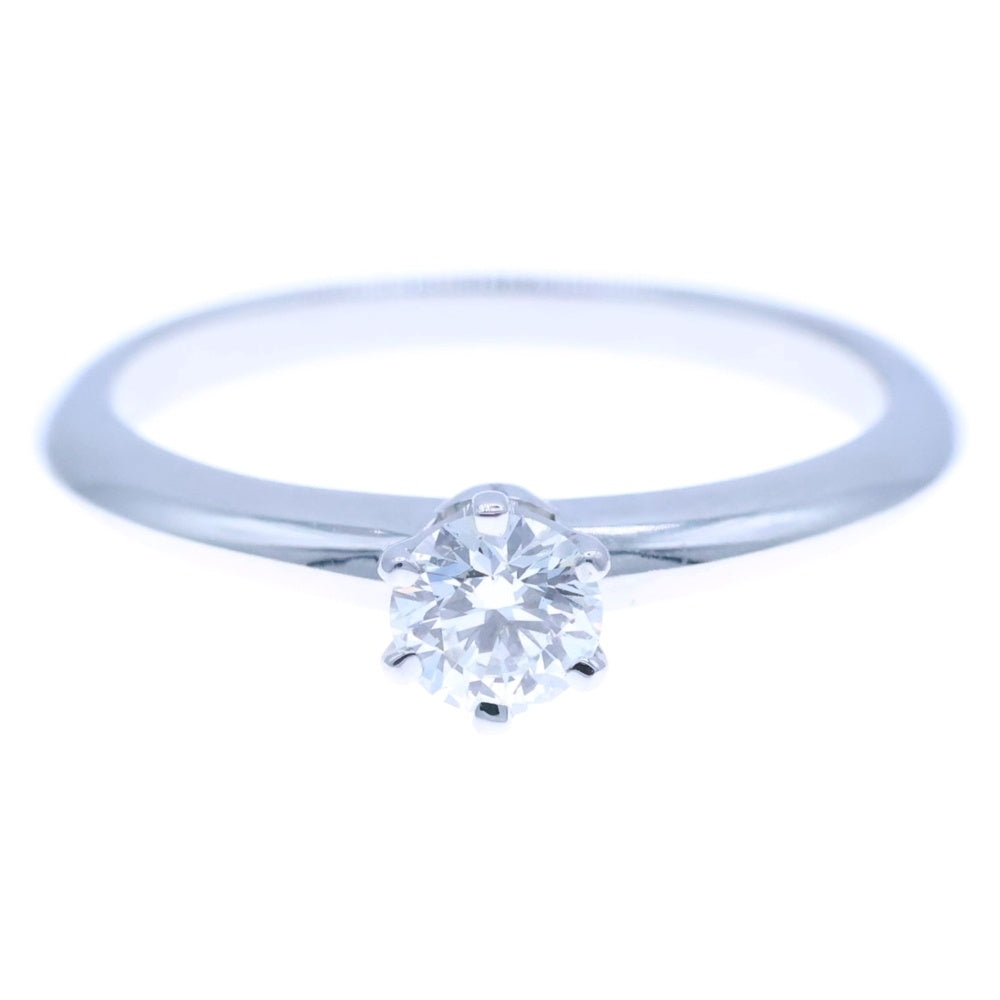 TIFFANY&Co(ティファニー) ソリティア ダイヤ リング 指輪 シルバー Pt950 0.30ct