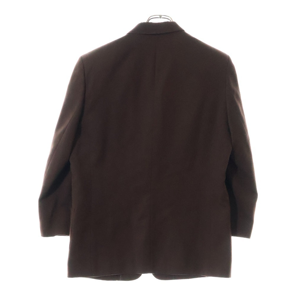 Christian Dior(クリスチャンディオール) CDロゴ ワッペン付 シングルテーラードジャケット ブラウン レディース