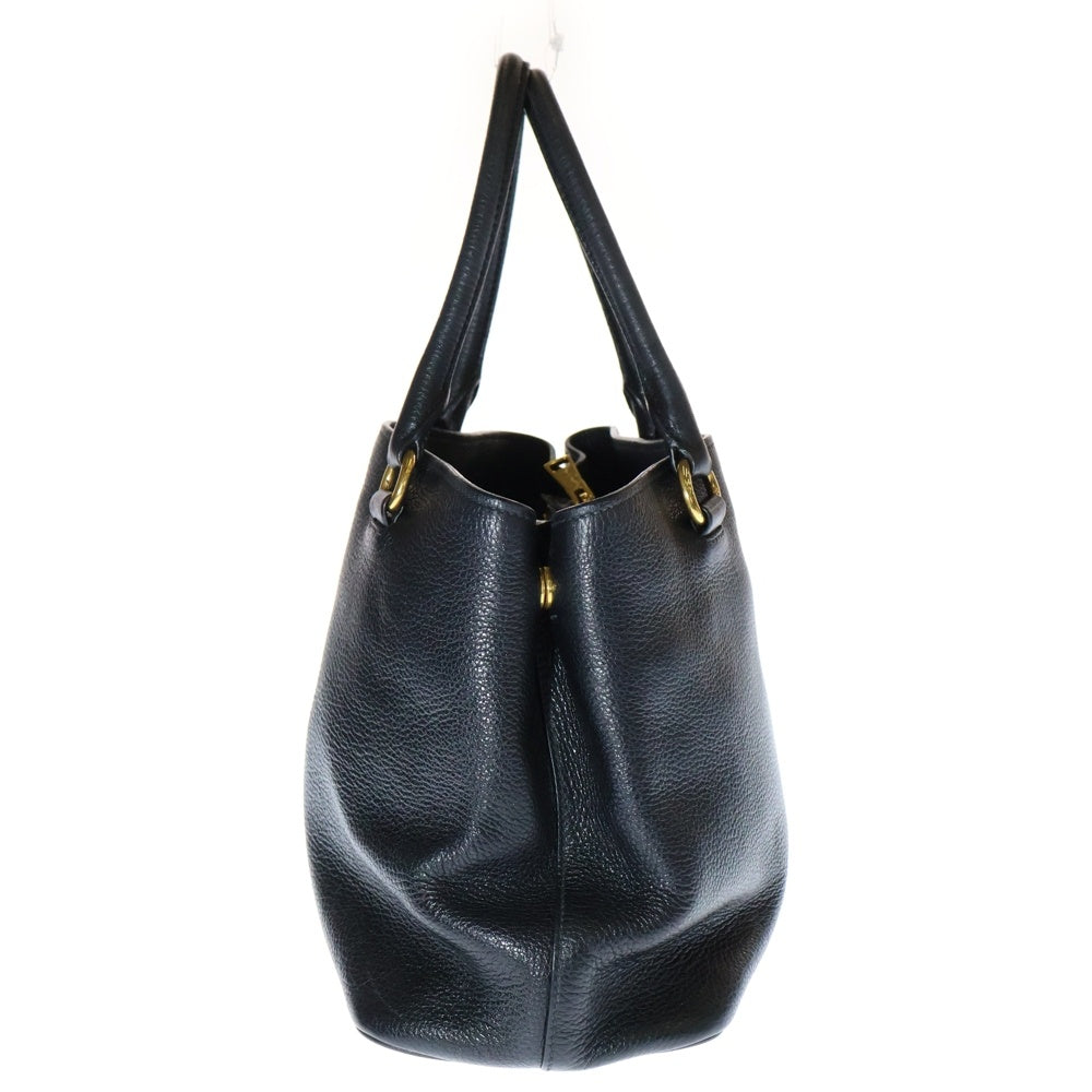 PRADA(プラダ) 2wayショルダーバッグ ハンドバッグ ブラック ゴールド金具 ヴィッテロダイノレザー BN2878