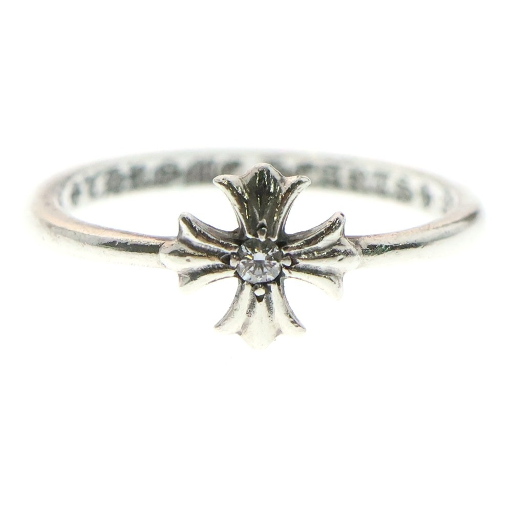 CHROME HEARTS(クロムハーツ) BUBBLEGUM CH PLS A DIA バブルガム アフター 1ダイヤ CHプラス リング シルバー