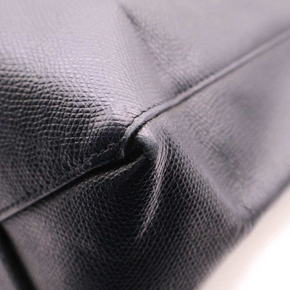 CELINE(セリーヌ) カバスモール 2WAY ショルダーバッグ トートバッグ ハンドバッグ ブラック レザー シルバー金具 189813