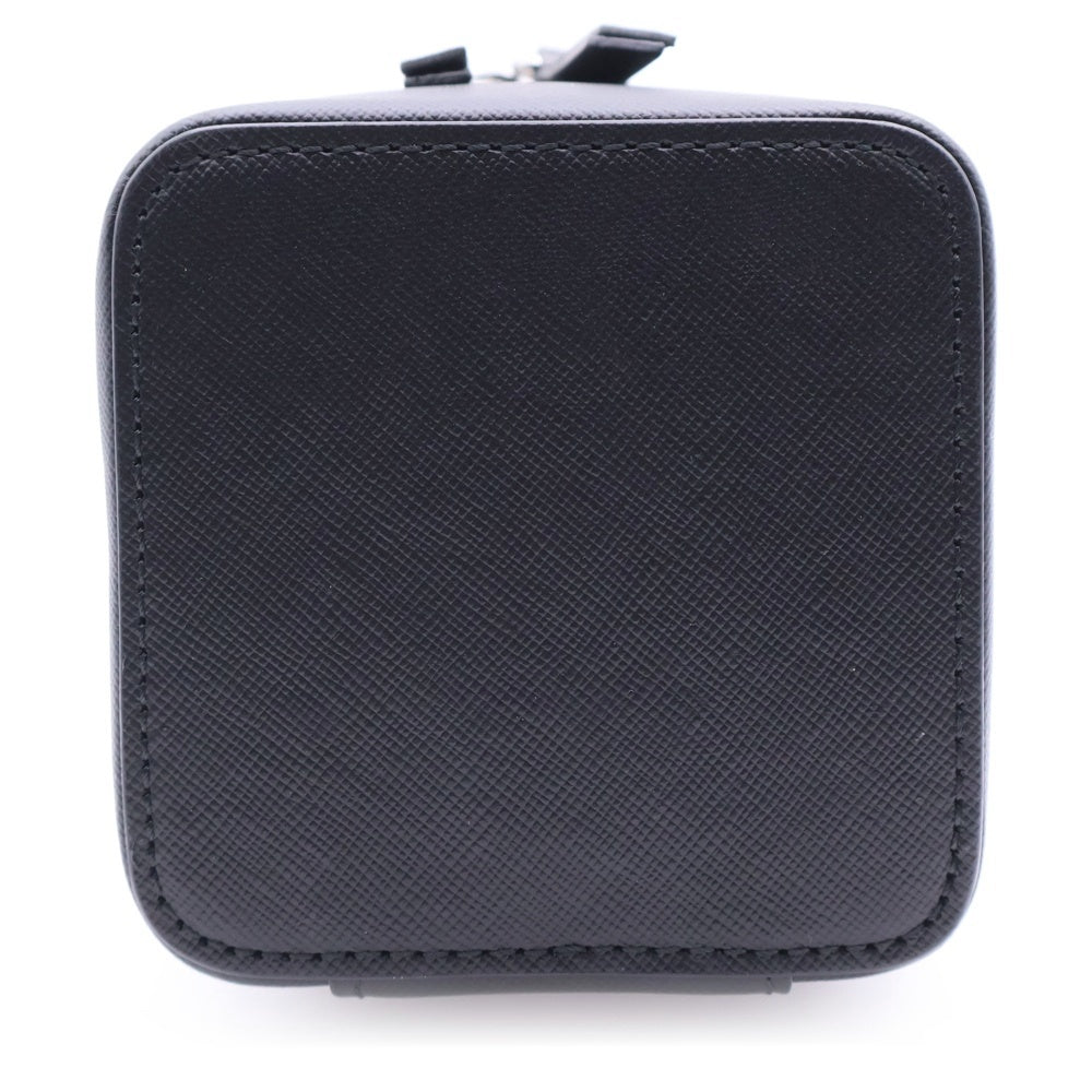 Maison Margiela 0(メゾンマルジェラ) MINI BOX バッグ バニティバッグ ミニバッグ ケース ブラック シルバー金具 レザー SA2VL0012