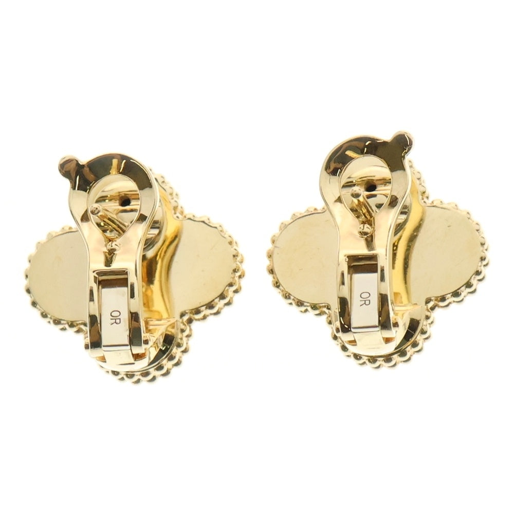 Van Cleef & Arpels(ヴァンクリーフアンドアーペル) ヴィンテージアルハンブラ ギョーシェ ピアス Au750YG イエローゴールド VCARP3JL00 ジュエリー アクセサリー