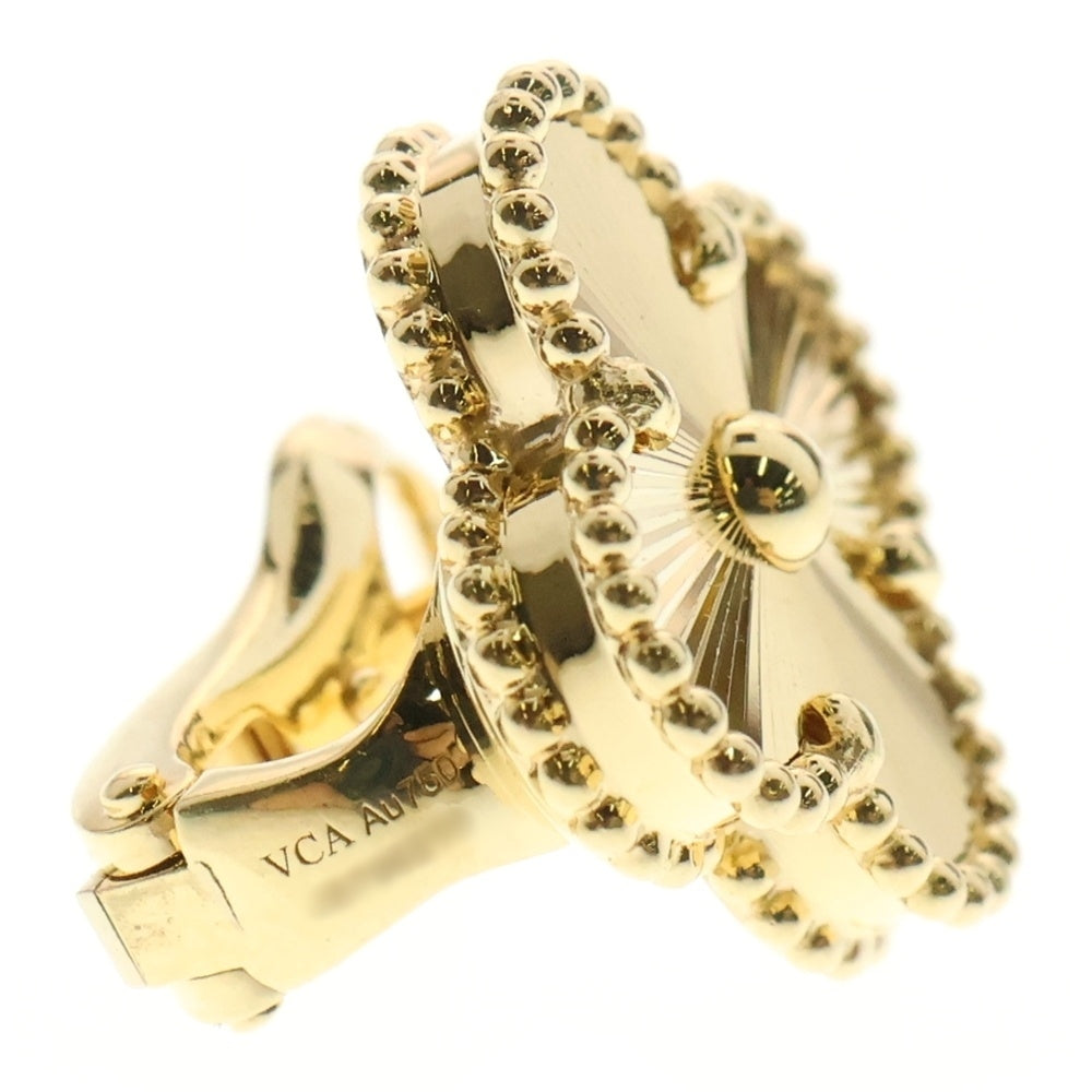 Van Cleef & Arpels(ヴァンクリーフアンドアーペル) ヴィンテージアルハンブラ ギョーシェ ピアス Au750YG イエローゴールド VCARP3JL00 ジュエリー アクセサリー