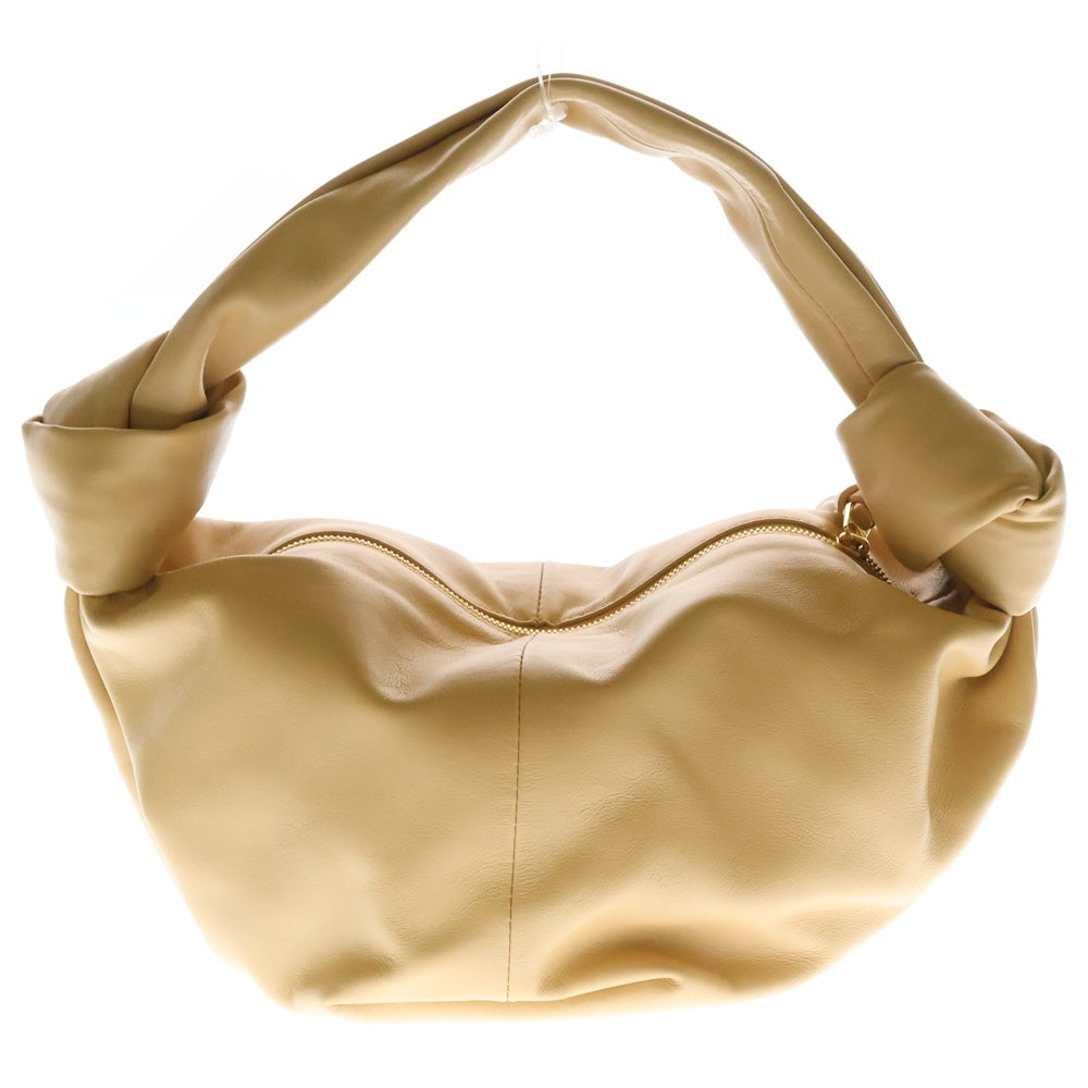 BOTTEGA VENETA(ボッテガヴェネタ) ダブルノット ミニバッグ ハンドバッグ アーモンド ベージュ レザー 629635