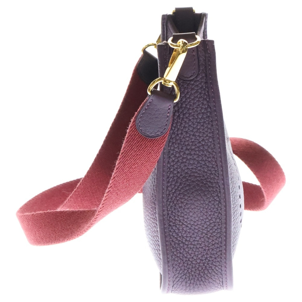 HERMES(エルメス) エブリンTPM アマゾン カシス/ルージュグレナ トリヨンクレマンス ゴールド金具 U刻印 ショルダーバッグ