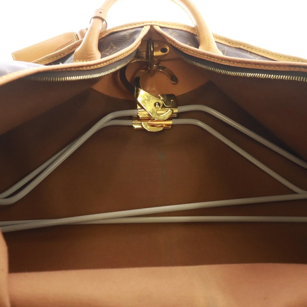 LOUIS VUITTON(ルイヴィトン) モノグラム サック ドゥ ポルト マントー PVC レザー ガーメントケース スーツカバー ゴールド金具 ブラウン M23542