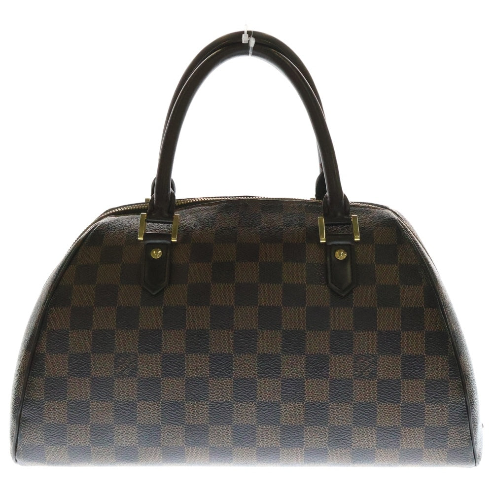 LOUIS VUITTON(ルイヴィトン) ダミエ リベラMM ハンドバッグ ボストンバッグ ゴールド金具 レザー×PVC ブラウン N41434