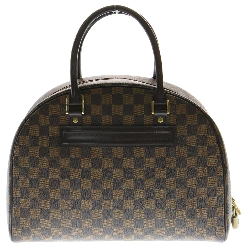 LOUIS VUITTON(ルイヴィトン) ダミエ ノリータ ハンドバッグ ボストンバッグ ハンドバッグ ゴールド金具 ブラウン レザー N41455