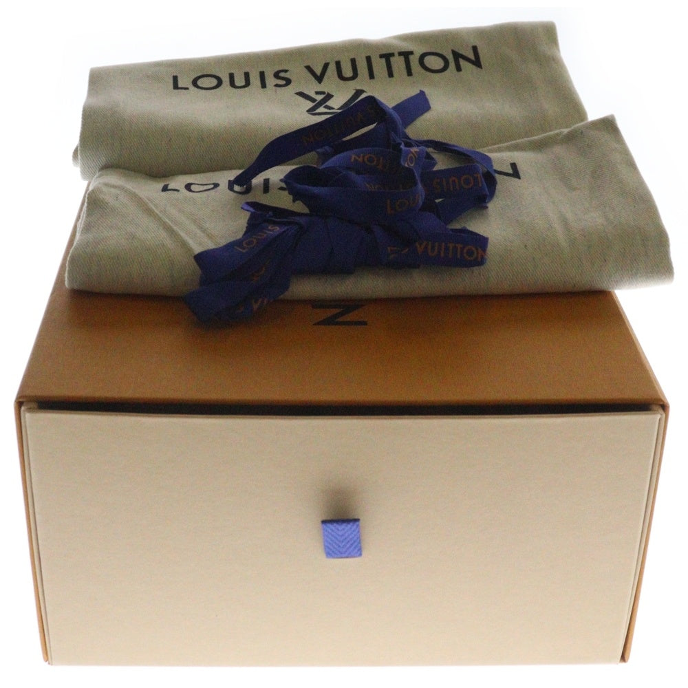 LOUIS VUITTON(ルイヴィトン) LV ラグーン モノグラム デニムローカットスニーカー ピンク 1AGYFT