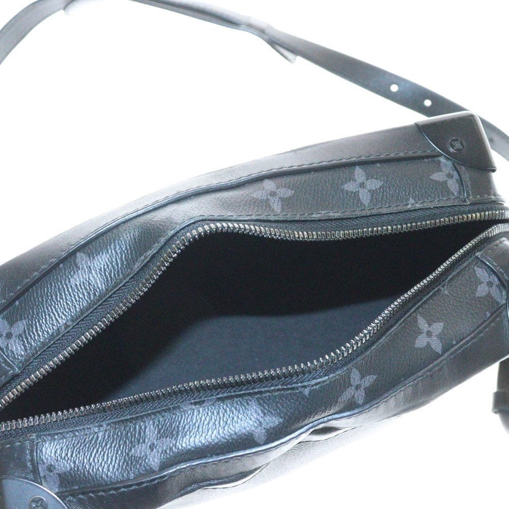 LOUIS VUITTON(ルイヴィトン) ソフトトランク モノグラム エクリプス PVC レザー チェーン ショルダーバッグ ブラック M44730