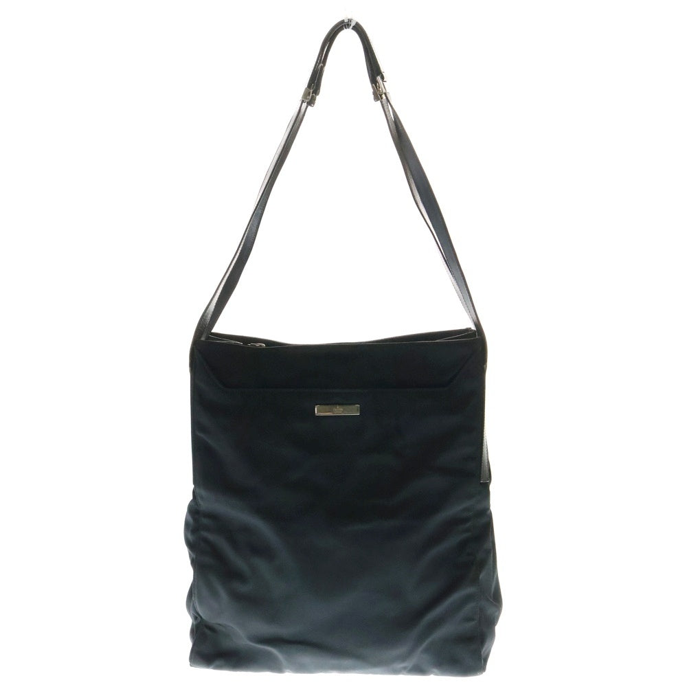 GUCCI(グッチ) トートバッグ ショルダーバッグ サコッシュ ブラック シルバー金具 ナイロン 0021043