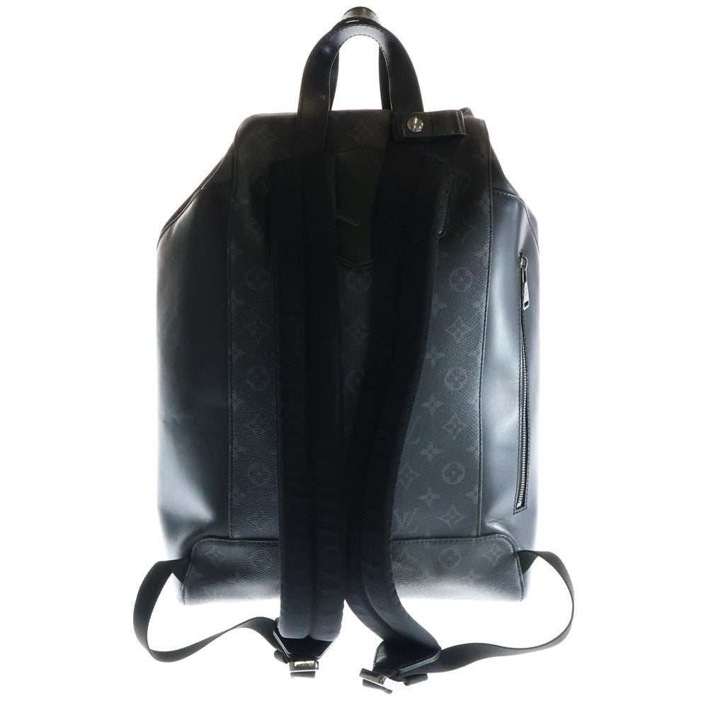 LOUIS VUITTON(ルイヴィトン) モノグラムエクリプス フラグメント バックパック リュックサック エクスプローラー ブラック レザー×PVC シルバー金具 M43275