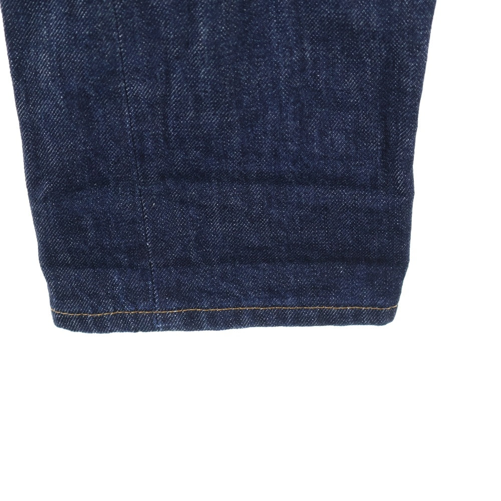 MONCLER(モンクレール) 19SS ×FRAGMENT フラグメント ロゴ刺繍 テーパードデニムパンツ ジーンズ インディゴ E109U1200350 549XB