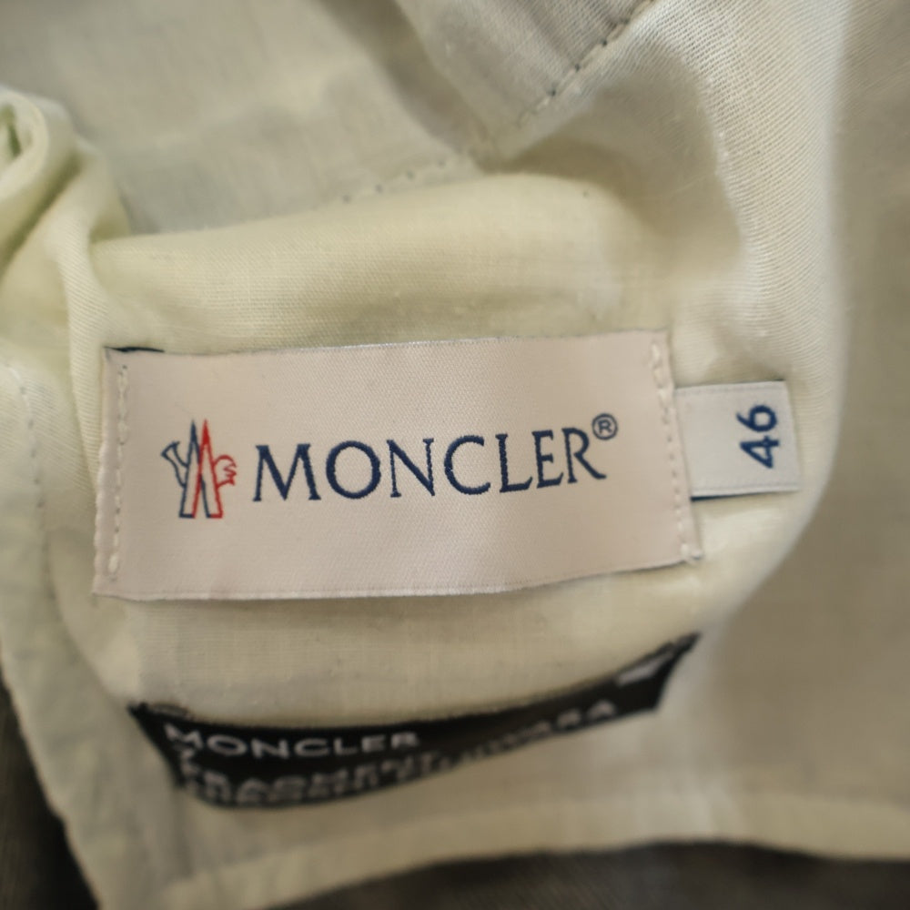 MONCLER(モンクレール) 19SS ×FRAGMENT フラグメント ロゴ刺繍 テーパードデニムパンツ ジーンズ インディゴ E109U1200350 549XB