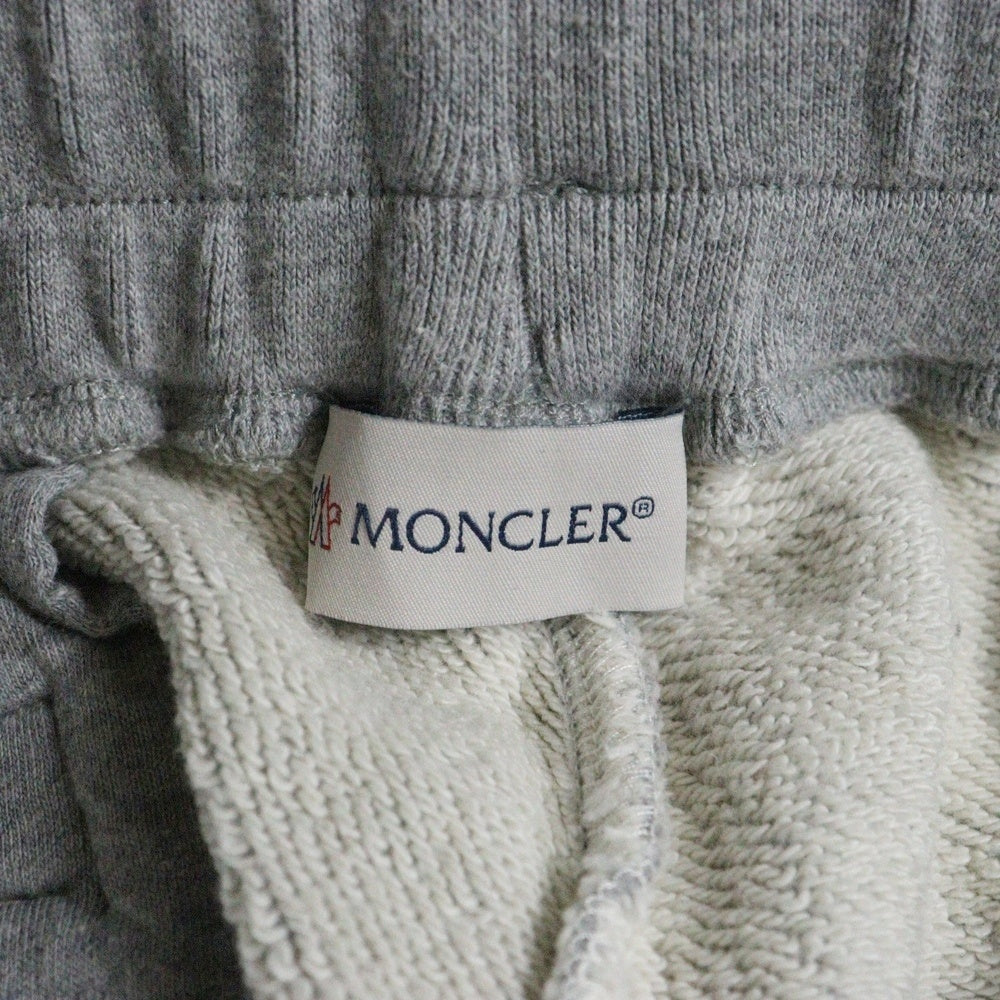 MONCLER(モンクレール) 18AW ワッペンロゴ スウェット トラック ジョガーパンツ グレー D209U8710400 809CB