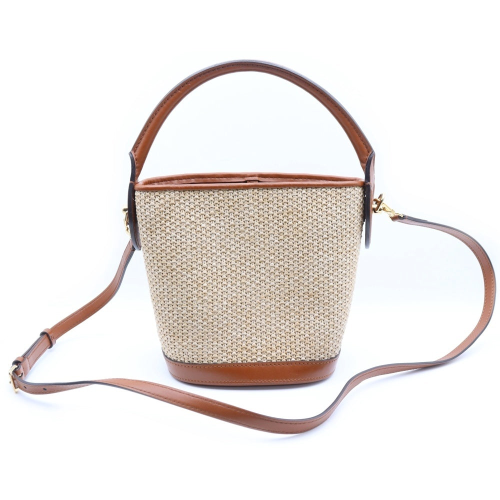 LOUIS VUITTON(ルイヴィトン) プティバケット 2wayバッグ ハンドバッグ ショルダーバッグ ブラウン×ベージュ RFID M59962