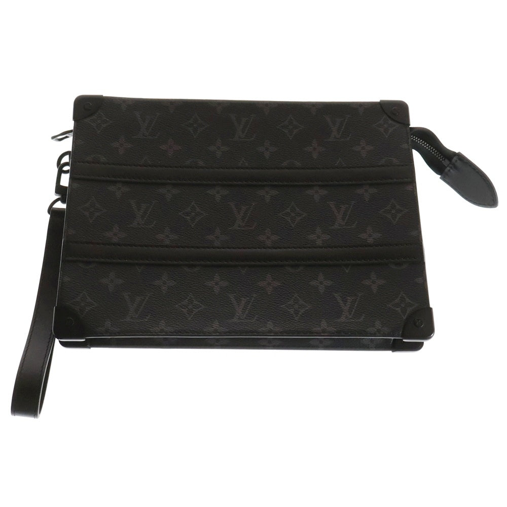 LOUIS VUITTON(ルイヴィトン) モノグラム エクリプス トランク ポシェット クラッチバッグ セカンドバッグ ブラック ノワール レザー M45937