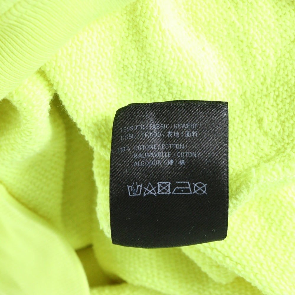 BALENCIAGA(バレンシアガ) 19AW フロントBB ロゴプリント長袖パーカー オーバーサイズ フーディー イエロー