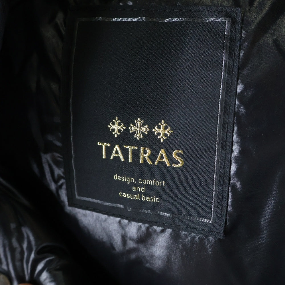 TATRAS(タトラス) フーデッド ジップアップ ダウンジャケット ブラック MTA14A4219