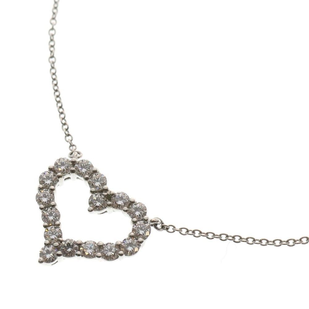 TIFFANY&Co(ティファニー) センチメンタルハート スモール ダイヤ ネックレス Pt950 プラチナ ペンダント