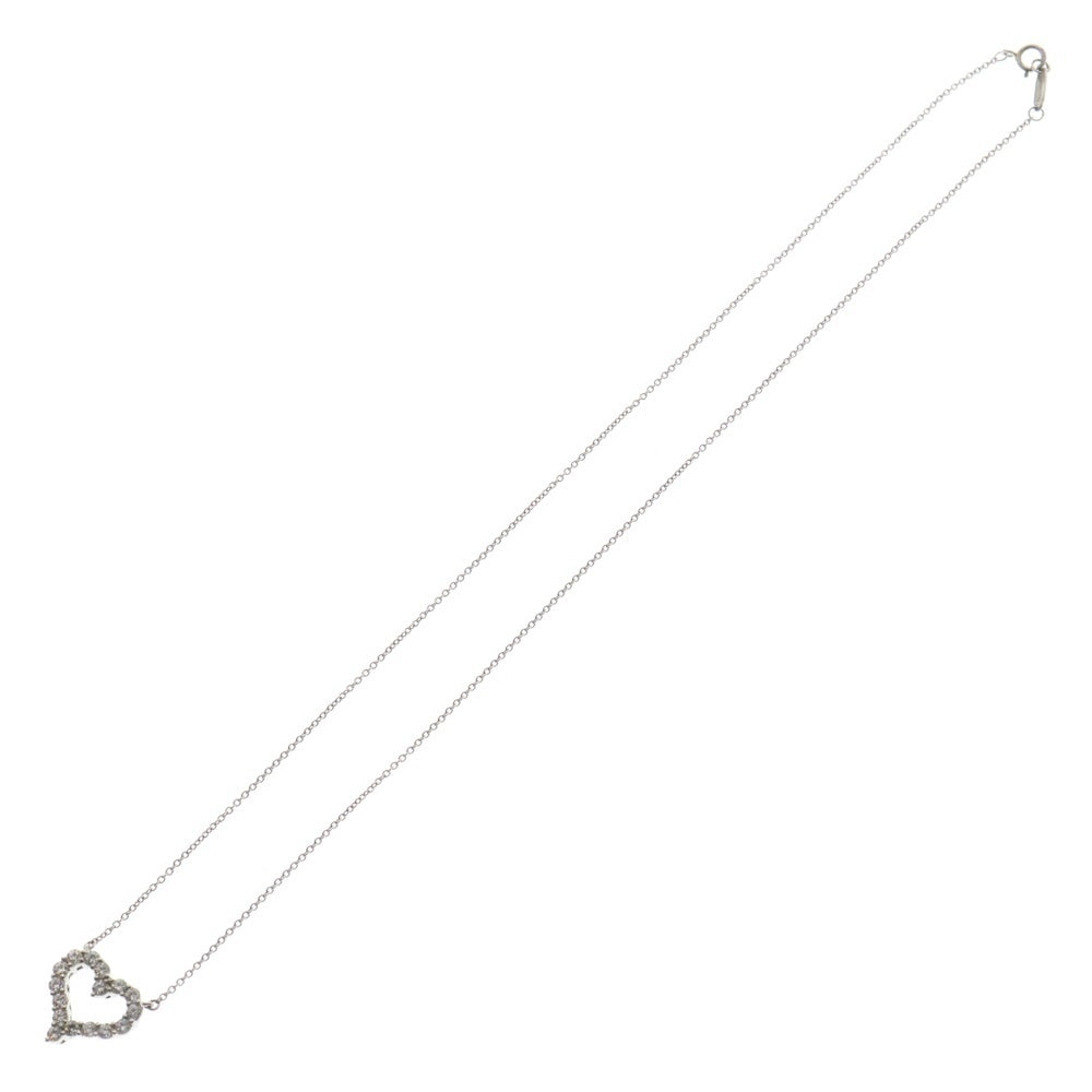 TIFFANY&Co(ティファニー) センチメンタルハート スモール ダイヤ ネックレス Pt950 プラチナ ペンダント