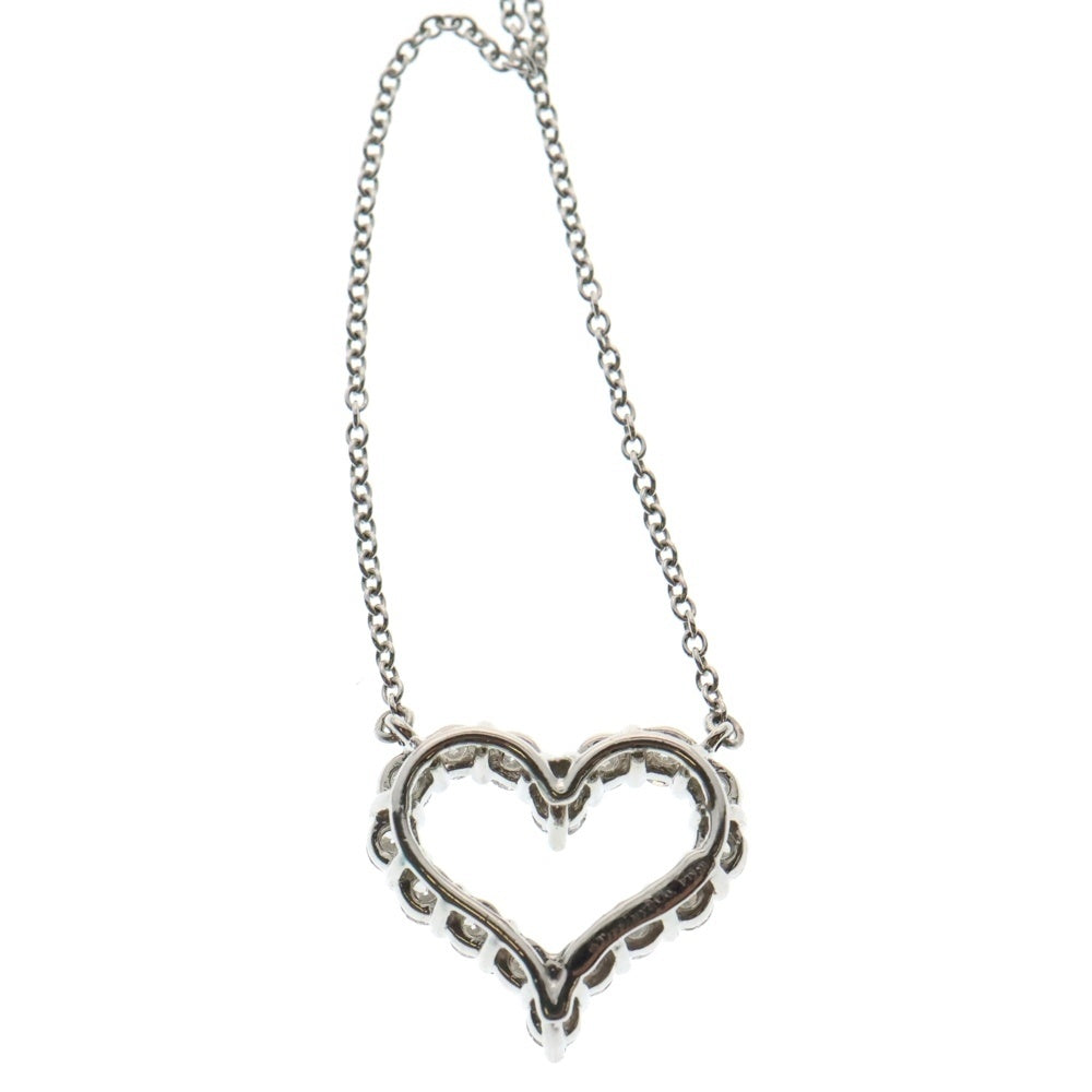 TIFFANY&Co(ティファニー) センチメンタルハート スモール ダイヤ ネックレス Pt950 プラチナ ペンダント
