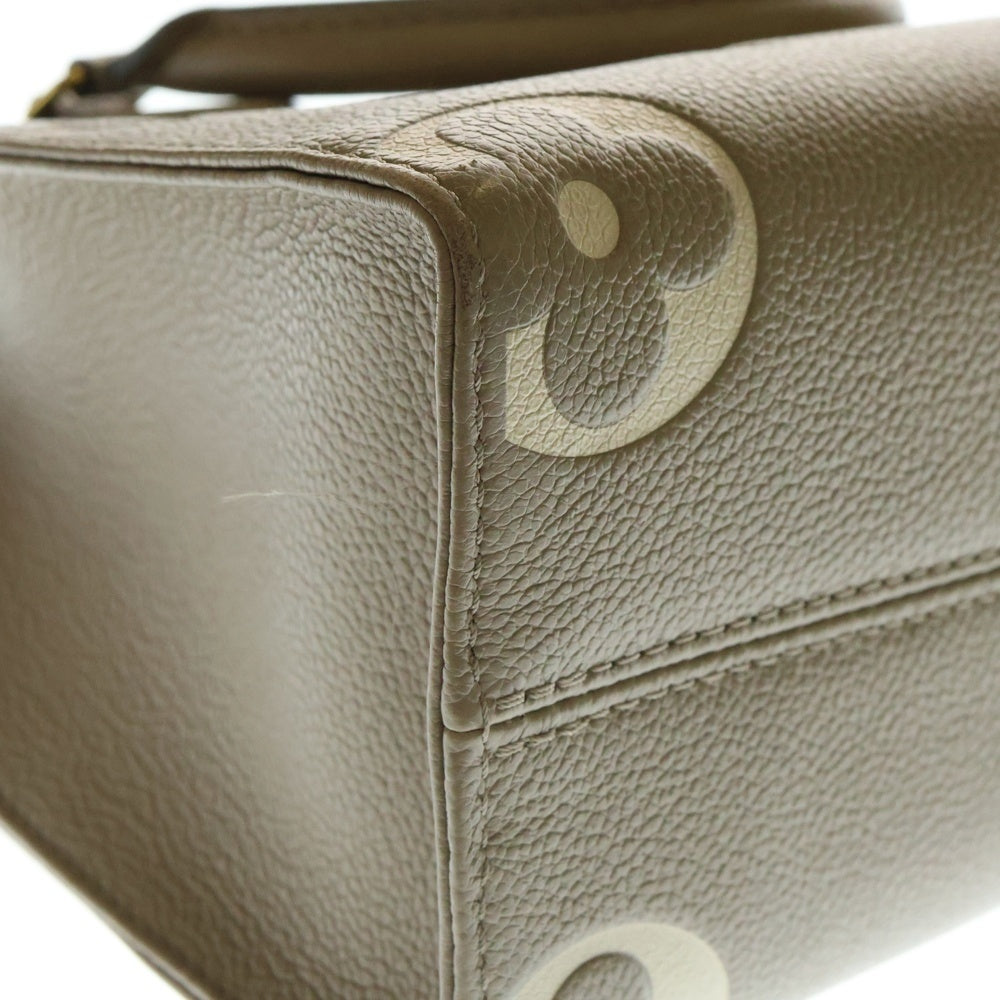 LOUIS VUITTON(ルイヴィトン) オンザゴーPM モノグラム アンプラント トゥルトレール クレーム レザー 2WAY ハンド ショルダーバッグ ゴールド金具 ベージュ M45779