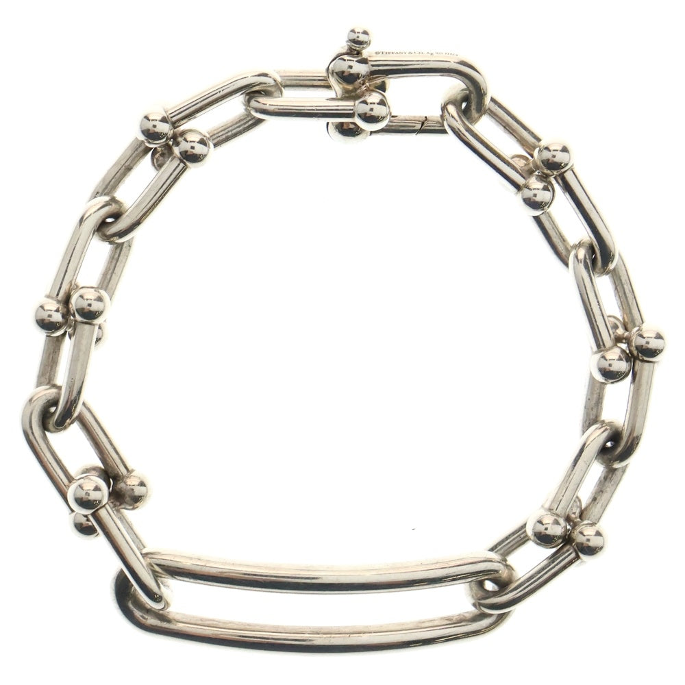 TIFFANY&Co(ティファニー) ハードウェア ミディアムリンク ブレスレット シルバー チェーン SV925 35.5g