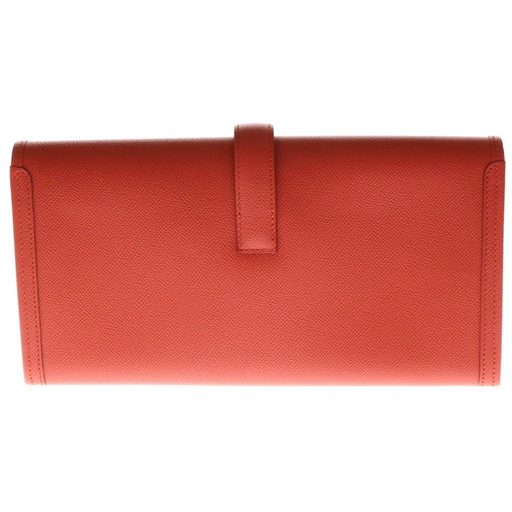 HERMES(エルメス) ジジェエラン ローズエクストリーム ヴォーエプソン レザークラッチバッグ A刻印