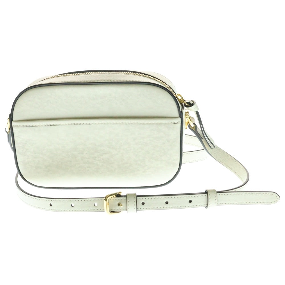 GUCCI(グッチ) ホースビット1955 ショルダーバッグ ホワイト ゴールド金具 レザー 760196