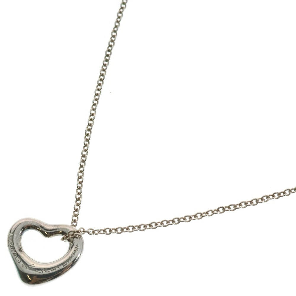 TIFFANY&Co(ティファニー) オープンハート ネックレス ペンダント チェーン シルバー SV925 2.1g