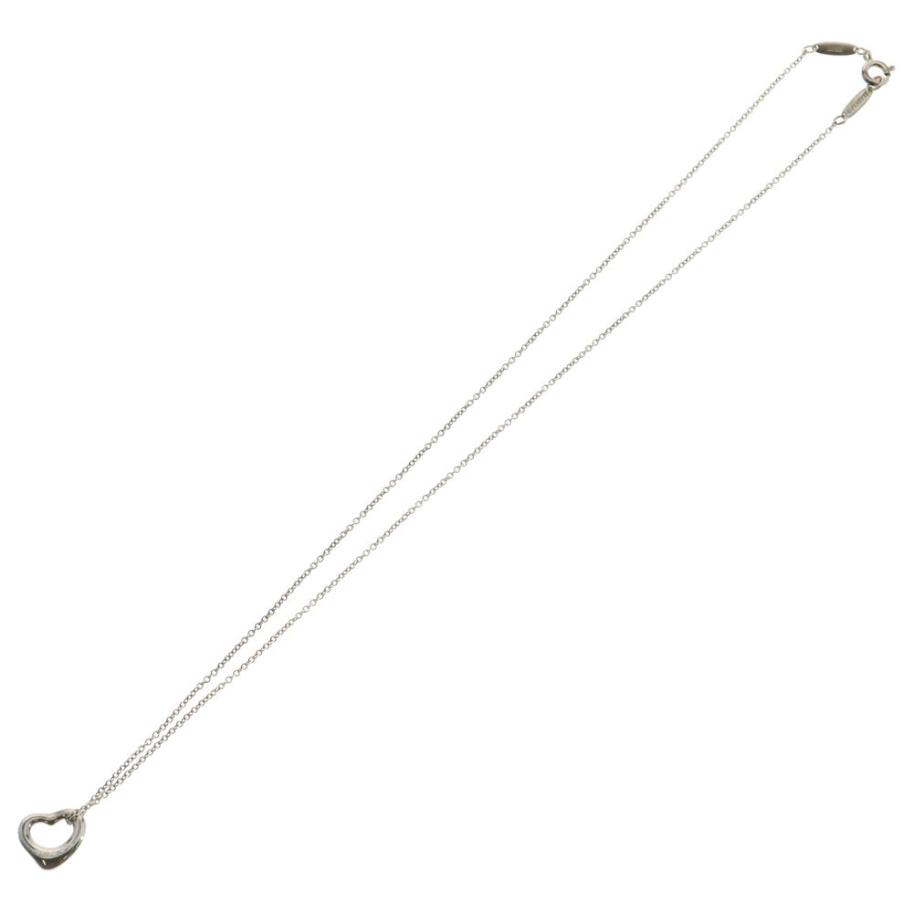 TIFFANY&Co(ティファニー) オープンハート ネックレス ペンダント チェーン シルバー SV925 2.1g