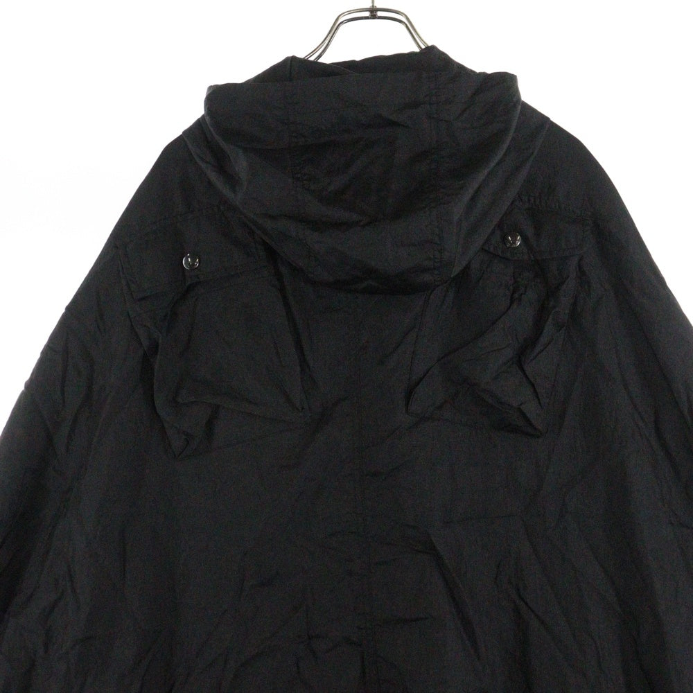 DIESEL(ディーゼル) G-NEVA マルチポケット ナイロン フーデッド ジップアップ ジャケット ブラック 0GBBE