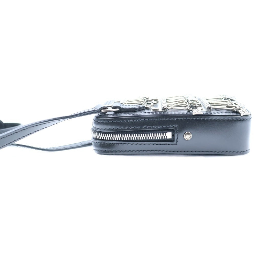 LOUIS VUITTON(ルイヴィトン) ダヌーブ メッセンジャー ショルダーバッグ ブラック レザー M53975