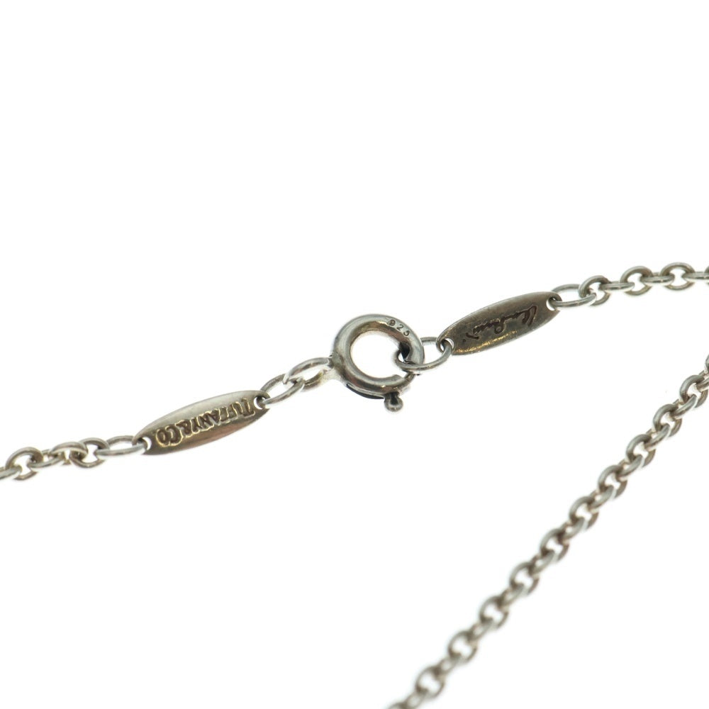 TIFFANY&Co(ティファニー) オープンハート 淡水パール ネックレス ペンダント チェーン シルバー SV925
