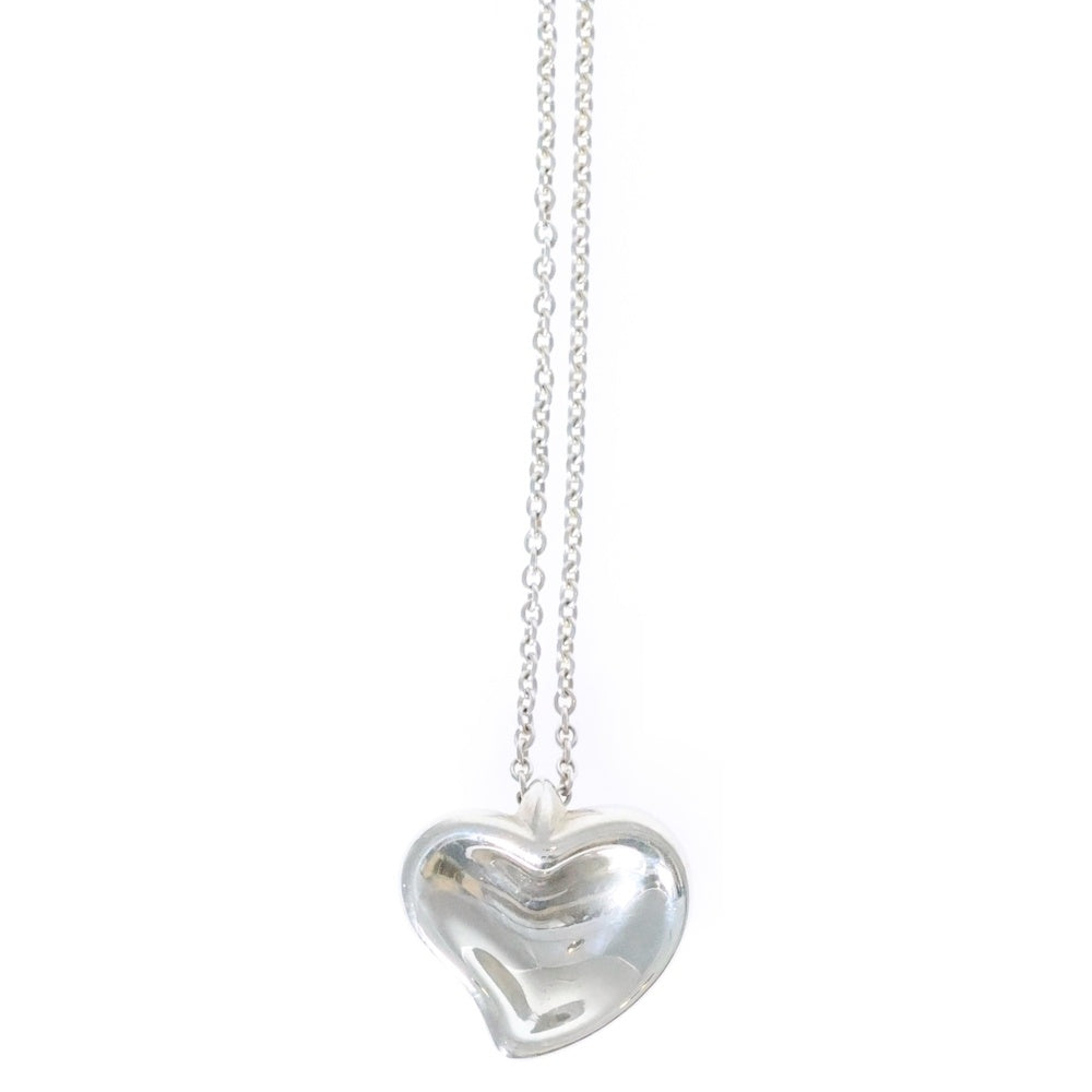 TIFFANY&Co(ティファニー) カーブドハート ネックレス ペンダント チェーン シルバー SV925 4.5g
